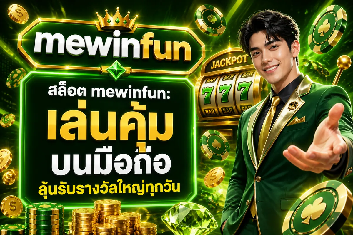สล็อต mewinfun: เล่นคุ้มบนมือถือ ลุ้นรับรางวัลใหญ่ทุกวัน