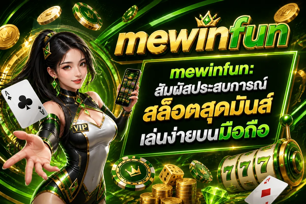 mewinfun: สัมผัสประสบการณ์สล็อตสุดมันส์ เล่นง่ายบนมือถือ
